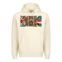 Sandshell bus driver school bus cowhide license plate Premium Hoodie - Artiststas