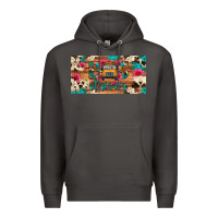 Smoke bus driver school bus cowhide license plate Premium Hoodie - Artiststas