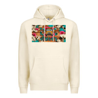 Tofu bus driver school bus cowhide license plate Premium Hoodie - Artiststas