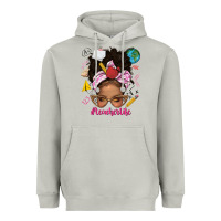 Moon Dust afro messy bun teacherlife Heavyweight Hoodie - texasbilliewilder