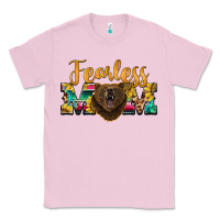 Bubblegum Pink fearless mom bear Classic Tee - BarkalooDesign