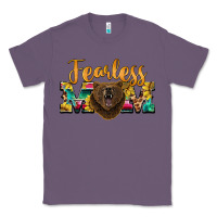 Lavender fearless mom bear Classic Tee - BarkalooDesign