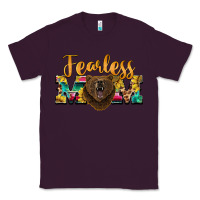 Plum fearless mom bear Classic Tee - BarkalooDesign