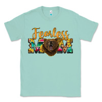 Seafoam fearless mom bear Classic Tee - BarkalooDesign