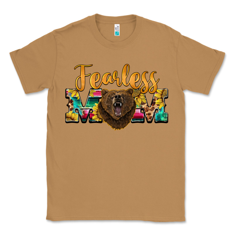 Fearless Mom Bear Classic Tee by BarkalooDesign | Teevron