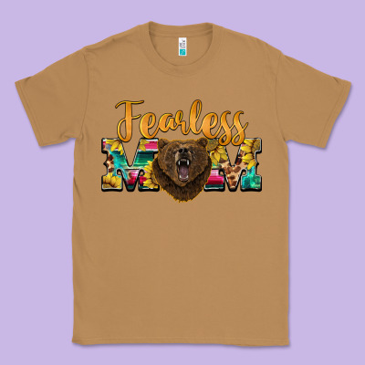 Fearless Mom Bear Classic Tee Designed By Barkaloodesign