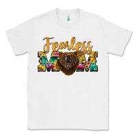 White fearless mom bear Classic Tee - BarkalooDesign