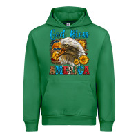 Emerald God Bless America Urban Hoodie - LillyAllenDesigns