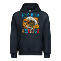 Navy God Bless America Urban Hoodie - LillyAllenDesigns