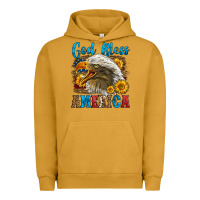 Pigment Peanut Butter God Bless America Urban Hoodie - LillyAllenDesigns