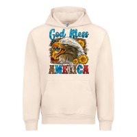 Sandshell God Bless America Urban Hoodie - LillyAllenDesigns