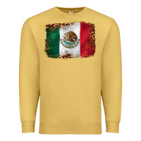 Antique Gold mexican and leopard flag Premium Sweatshirt - CTS Tumbler Store