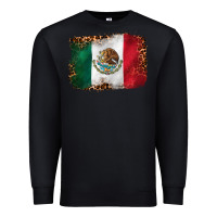 Black mexican and leopard flag Premium Sweatshirt - CTS Tumbler Store
