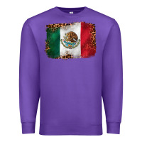Purple mexican and leopard flag Premium Sweatshirt - CTS Tumbler Store