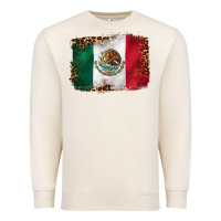 Sandshell mexican and leopard flag Premium Sweatshirt - CTS Tumbler Store