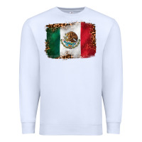 White mexican and leopard flag Premium Sweatshirt - CTS Tumbler Store