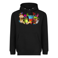 Black art teacher coffee cups Heavyweight Hoodie - texasbilliewilder