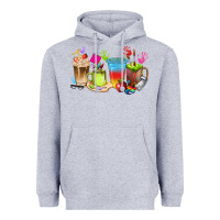 Heather Grey art teacher coffee cups Heavyweight Hoodie - texasbilliewilder