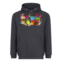 Smoke art teacher coffee cups Heavyweight Hoodie - texasbilliewilder