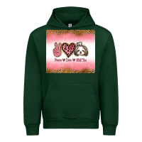 Forest Green peace love shih tzu Urban Hoodie - Jasminsmagicworld