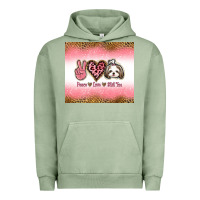 Pigment Oil Green peace love shih tzu Urban Hoodie - Jasminsmagicworld