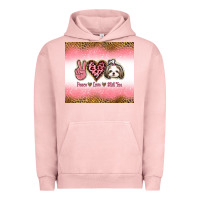 Pigment Salmon peace love shih tzu Urban Hoodie - Jasminsmagicworld
