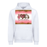 White peace love shih tzu Urban Hoodie - Jasminsmagicworld