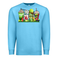 Ocean Blue tennis coffee cups Premium Sweatshirt - Zillion Design Studio