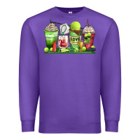 Purple tennis coffee cups Premium Sweatshirt - Zillion Design Studio