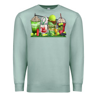 Seafoam tennis coffee cups Premium Sweatshirt - Zillion Design Studio