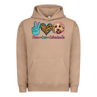 Pigment Burro peace love labradoodle Urban Hoodie - Jasminsmagicworld