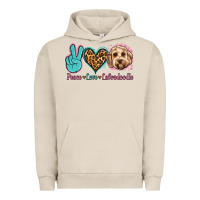Pigment French Oak peace love labradoodle Urban Hoodie - Jasminsmagicworld