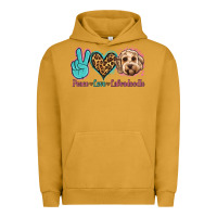 Pigment Peanut Butter peace love labradoodle Urban Hoodie - Jasminsmagicworld