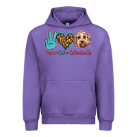Tulip peace love labradoodle Urban Hoodie - Jasminsmagicworld