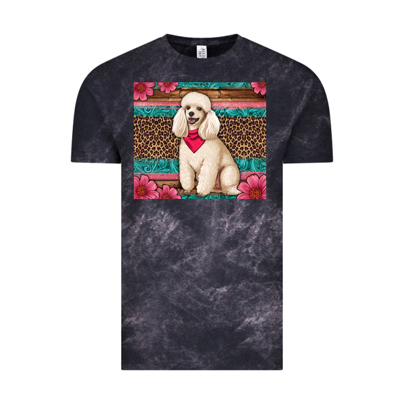 Standart Poodle Floral Vintage Tee by Artiststas | Teevron
