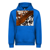Cobalt cowhide leather Urban Hoodie - BarkalooDesign