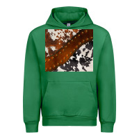 Emerald cowhide leather Urban Hoodie - BarkalooDesign