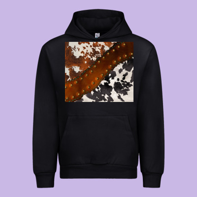 Cowhide Leather Urban Hoodie Designed By Barkaloodesign
