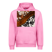 Fuchsia Pink cowhide leather Urban Hoodie - BarkalooDesign