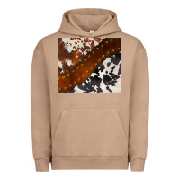 Pigment Burro cowhide leather Urban Hoodie - BarkalooDesign