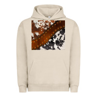 Pigment French Oak cowhide leather Urban Hoodie - BarkalooDesign