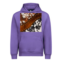 Tulip cowhide leather Urban Hoodie - BarkalooDesign