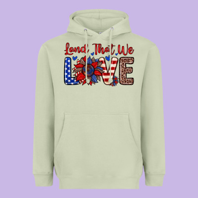 Land That We Love Heavyweight Hoodie Designed By Zillion Design Studio