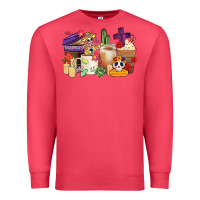 Cardinal mexican dia de los muertos coffee cups Premium Sweatshirt - CTS Tumbler Store