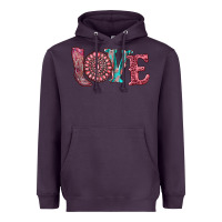 Plum valentine's day love with boots and gemstone Heavyweight Hoodie - RanaPortraitStore