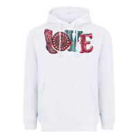 Valentine's Day Love With Boots And Gemstone Heavyweight Hoodie | Teevron