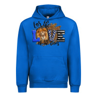 Cobalt For The Love Of The Lions Urban Hoodie - LillyAllenDesigns