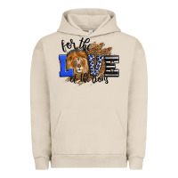 Pigment French Oak For The Love Of The Lions Urban Hoodie - LillyAllenDesigns
