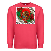 Cardinal mexican flag and roses Premium Sweatshirt - CTS Tumbler Store