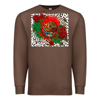 Chestnut mexican flag and roses Premium Sweatshirt - CTS Tumbler Store